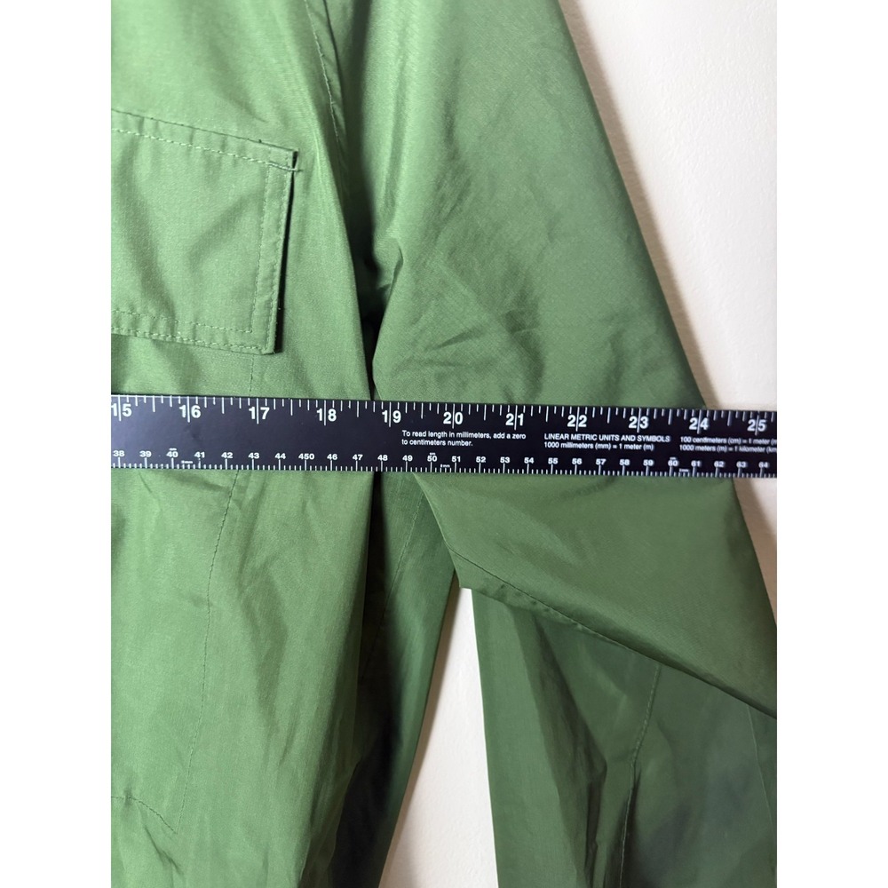 Hunter Jacket Hooded Anorak Pullover Rain Windbreaker Coat Womens S Green - Picture 5 of 6
